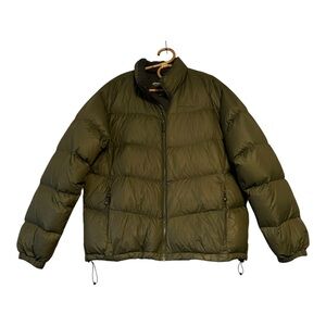 Eddie Bauer | Green 700 Fill Goose‎ Down Puffer Jacket Size L